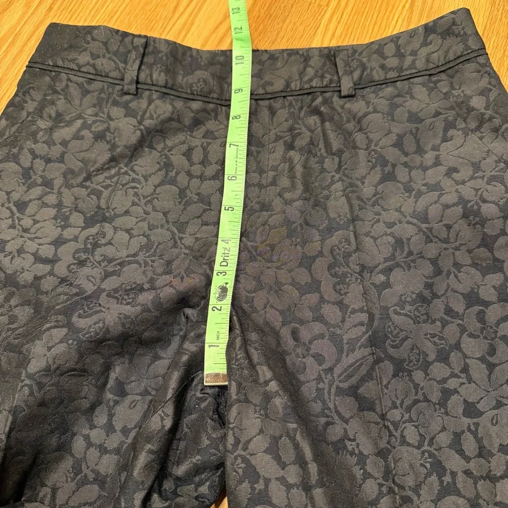 Ballsey Black‎ Floral Jacquard Dress Shorts sz 36 / 4